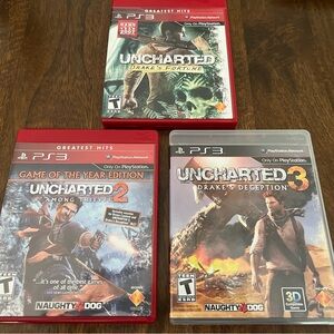Sony Uncharted Trilogy PS3 Games